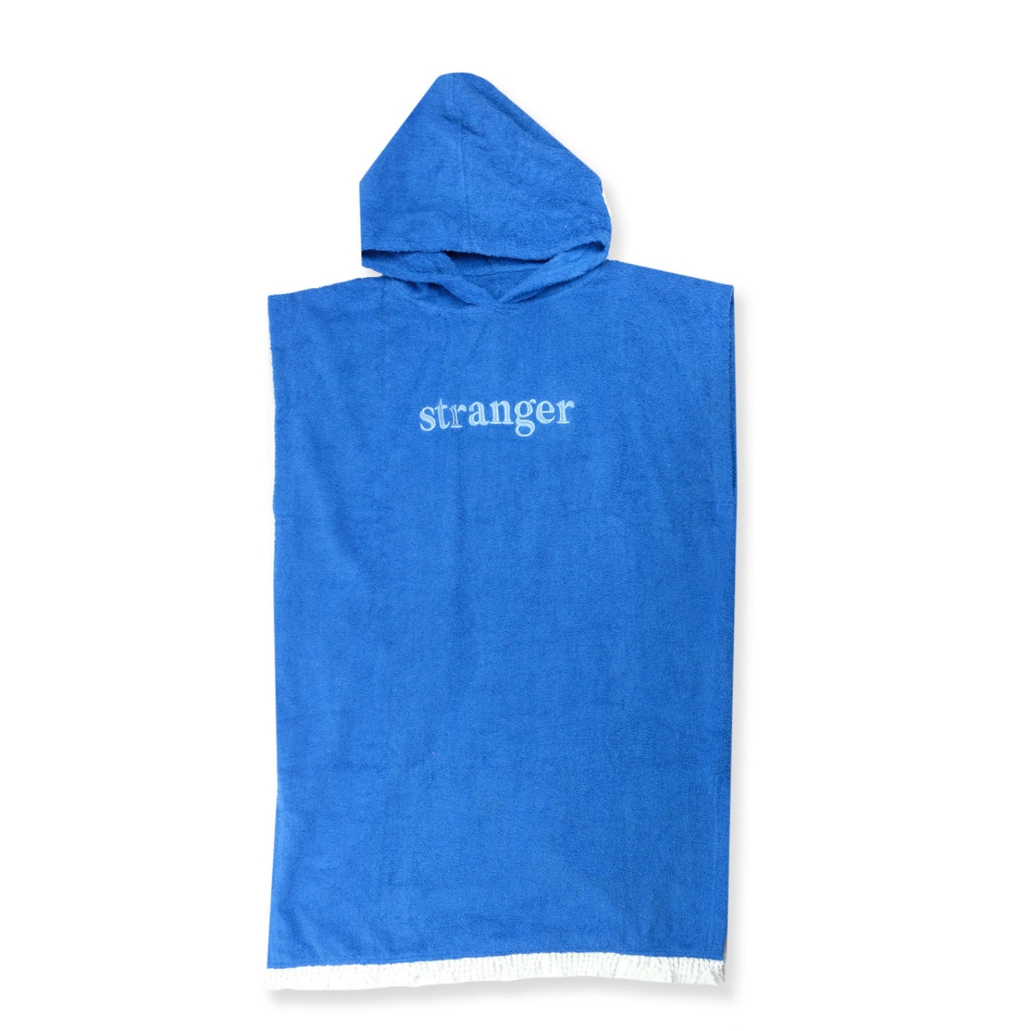 Hello Stranger Poncho Towel Blue