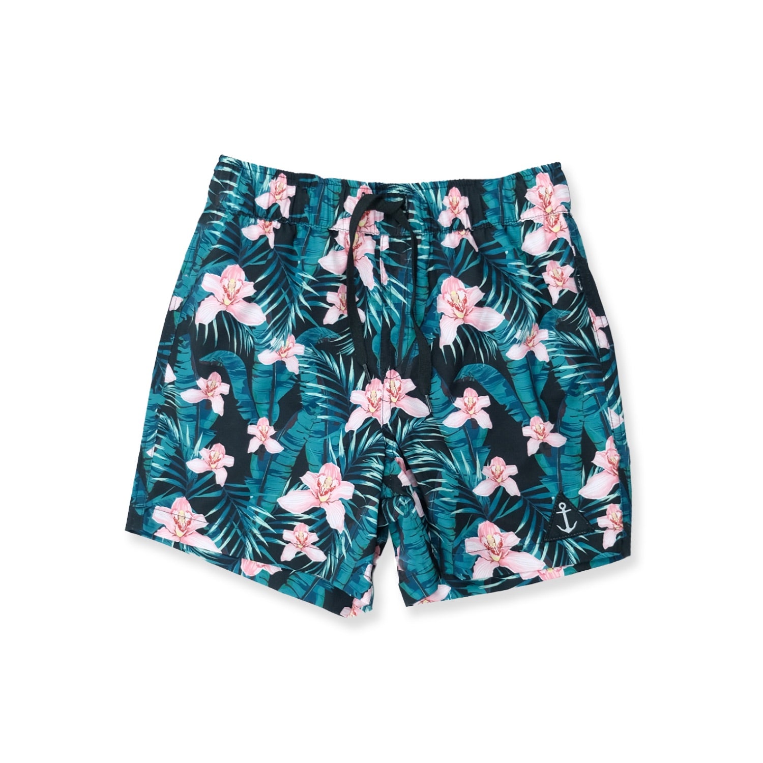 Hello Stranger Board Short Black Floral