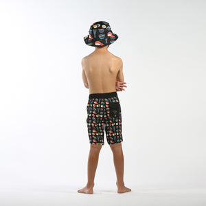 Hello Stranger Long Board Short Black Sushi