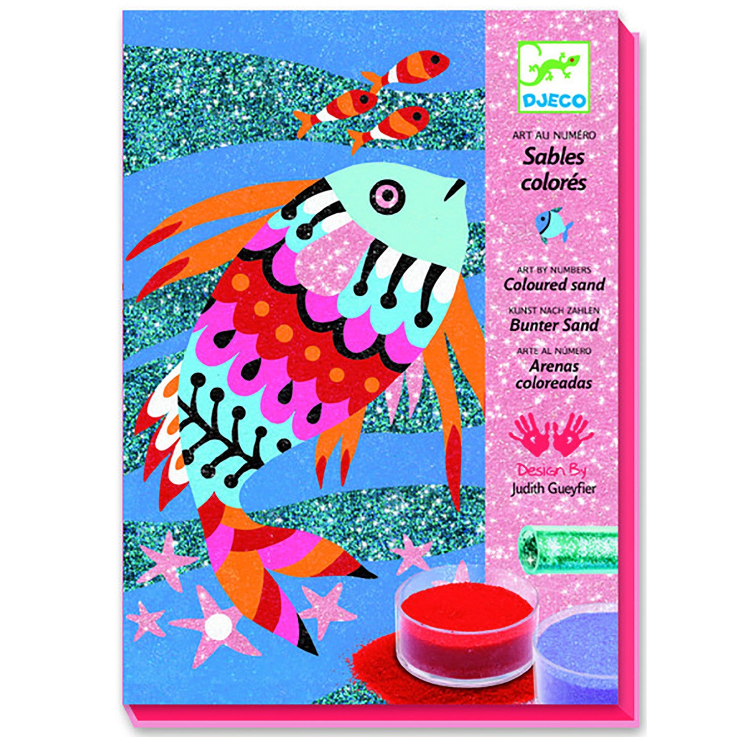 Djeco Coloured Sand - Fish Rainbows