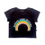 Hello Stranger Dreams Crop S/S Tee Black