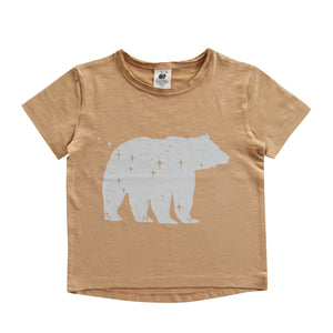 Buck & Baa Organic T-Shirt Golden Star Bear