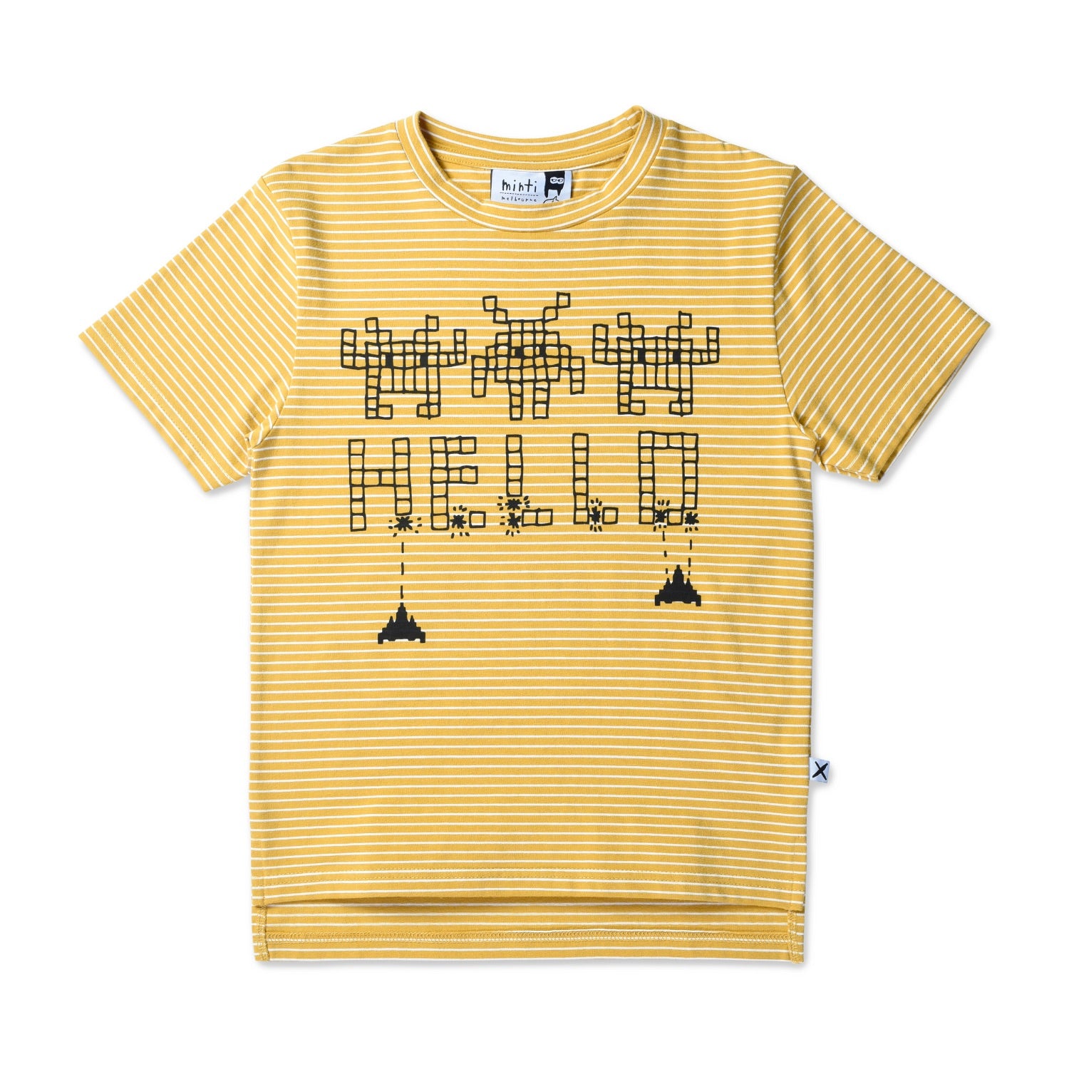 Minti Arcade Tee Mustard Stripe