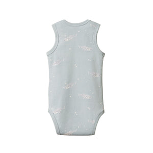 Nature Baby Singlet Bodysuit - Spotted Whale Shark Print