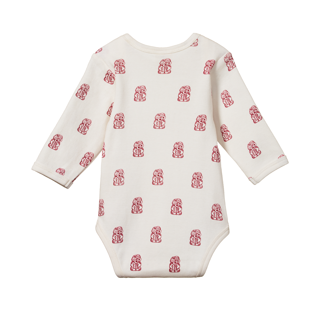 Nature Baby Long Sleeve Bodysuit in Tiki Print 