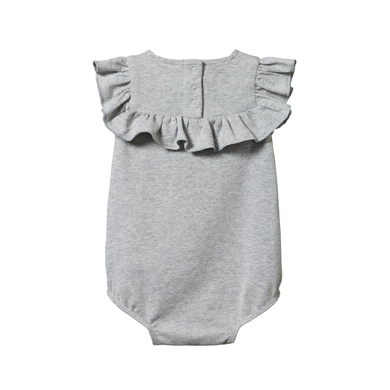 Nature Baby Frill Suit Grey Marl