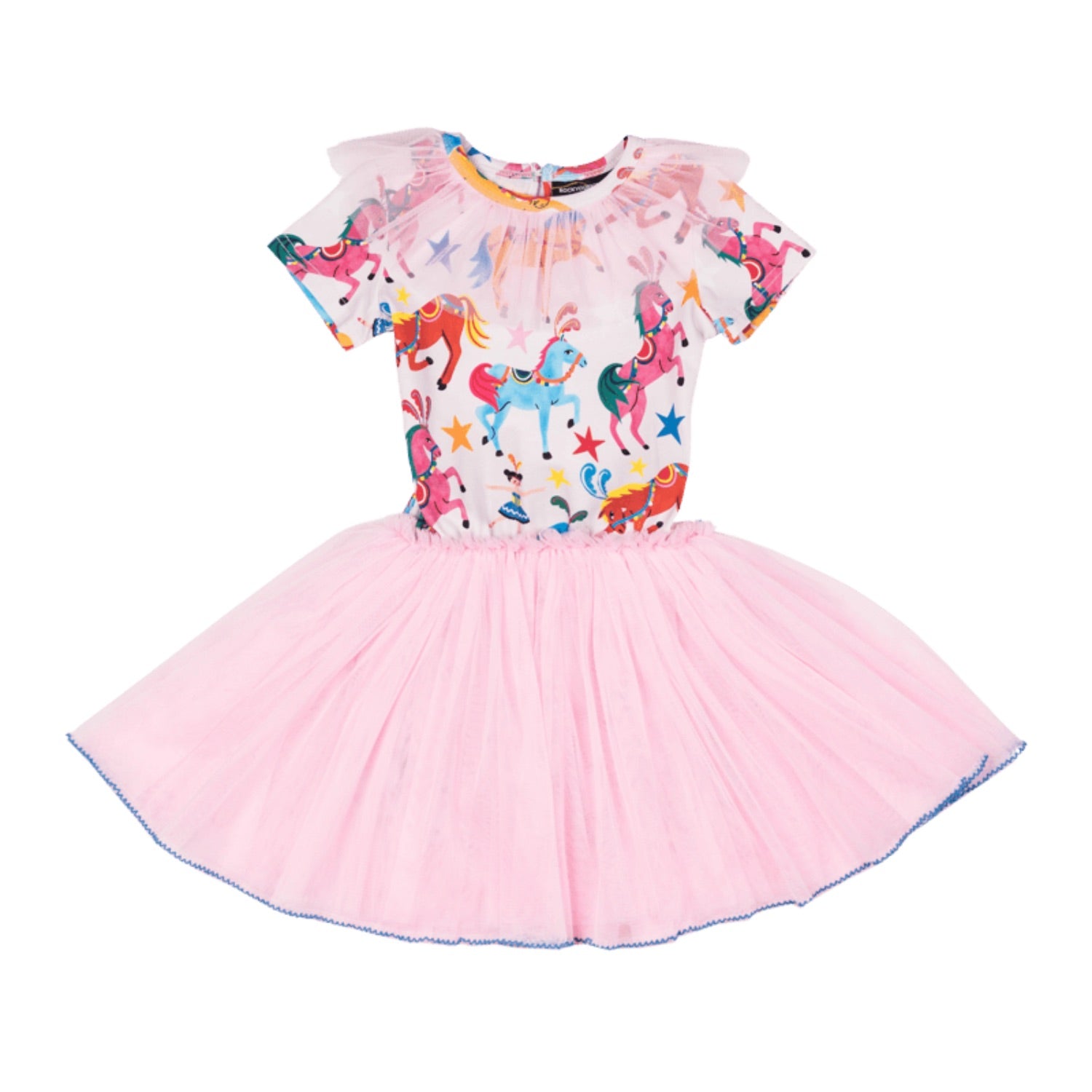 Rock Your Kid Neck Ruffle Circus Dress Parade