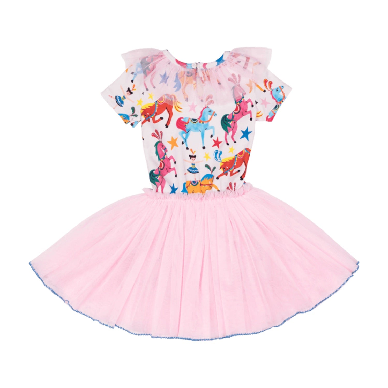 Rock Your Kid Neck Ruffle Circus Dress Parade