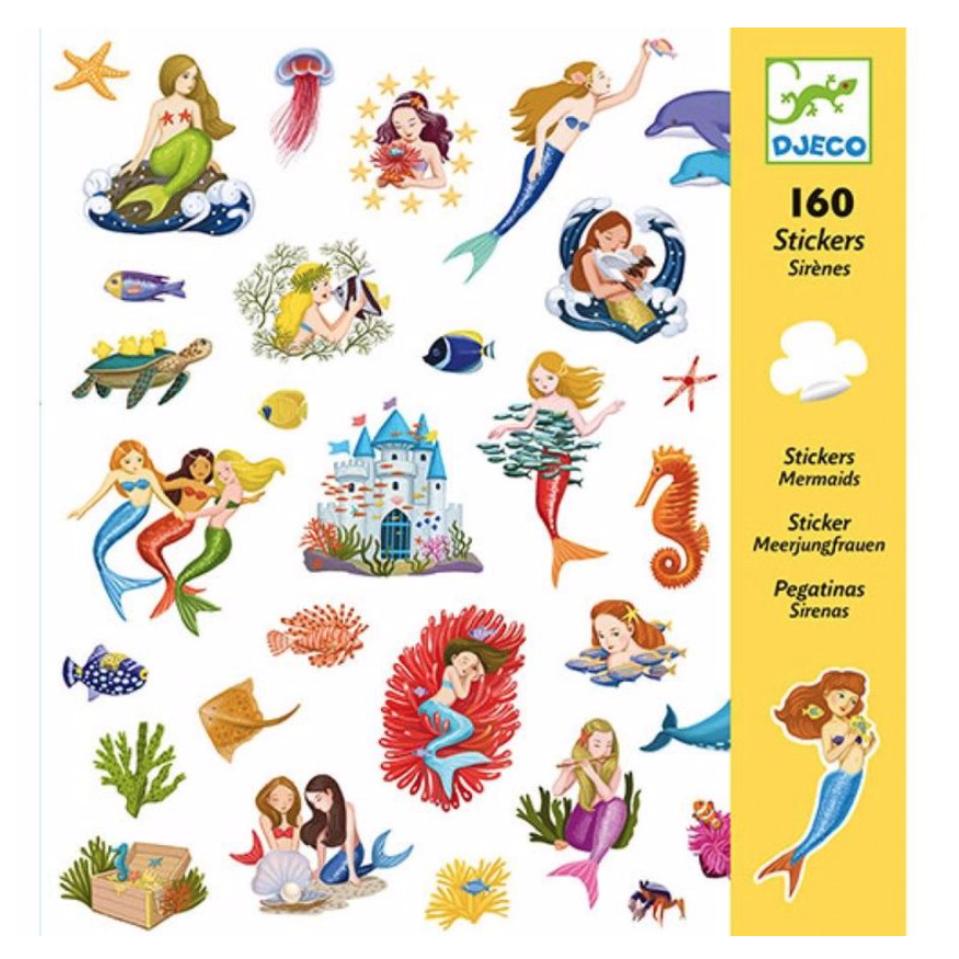 Djeco Stickers -Mermaids