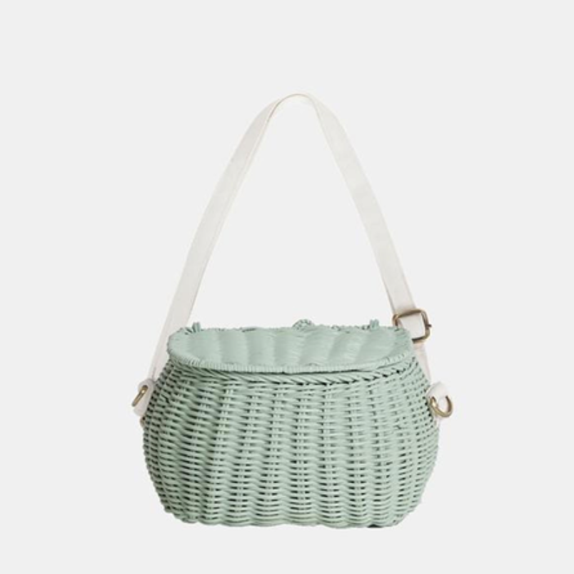 Olli Ella Minichari Bag in Mint