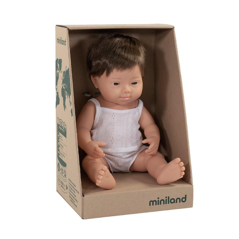 Miniland Doll 38cm Downs Syndrome Boy