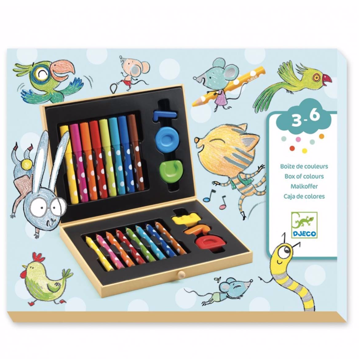 Djeco Color Box for Toddlers