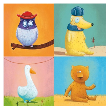 Djeco Create with Stickers Animals