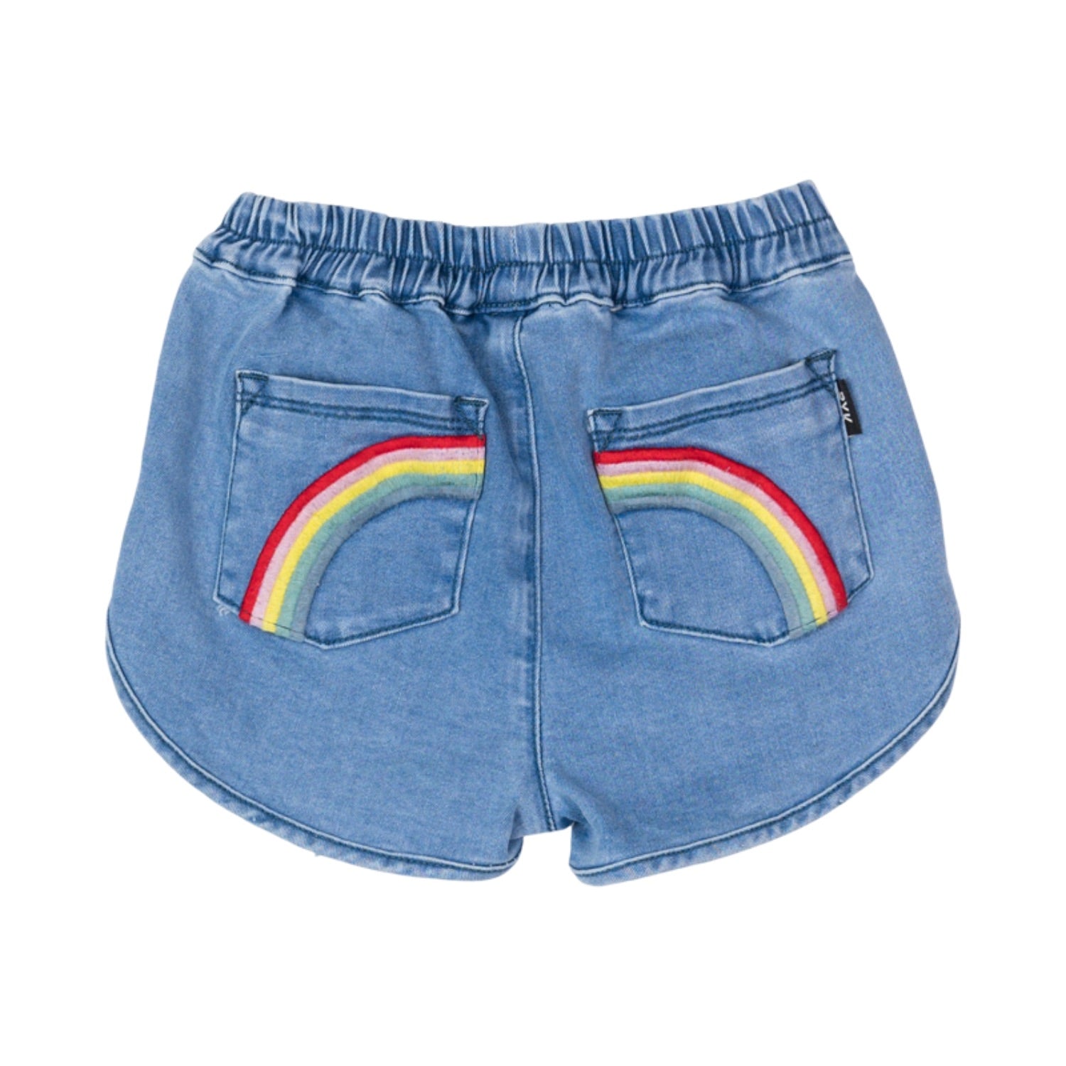 Rock Your Kid Chambray Rainbow Shorts