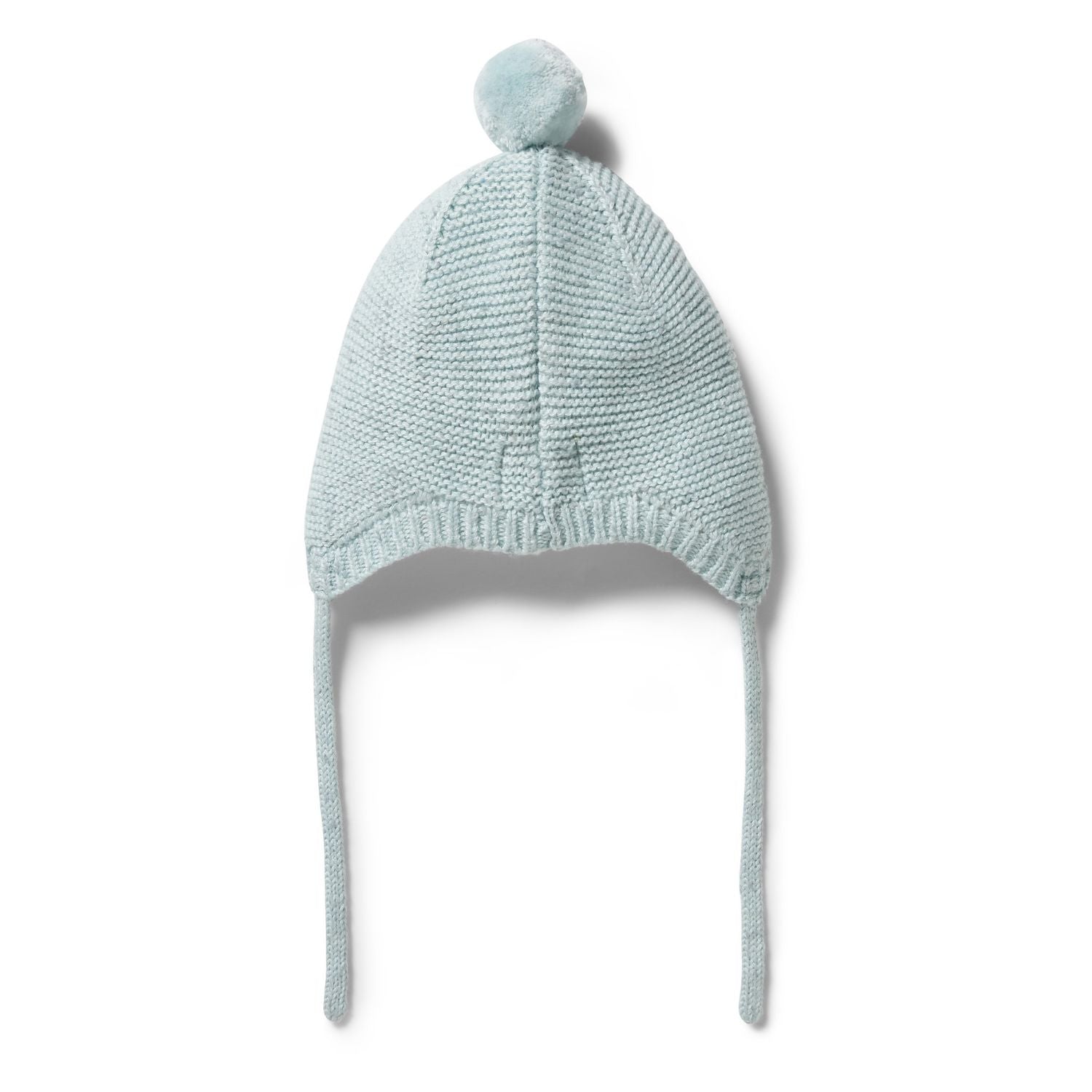 Wilson + Frenchy Knitted Cable Bonnet Mint Fleck