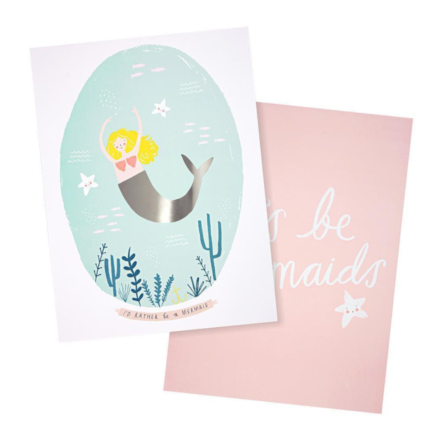 Meri Meri Art Print Mermaid
