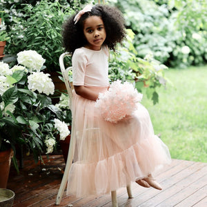 Aubrie Romantic Ruffle Tutu Ballet Pink Tulle