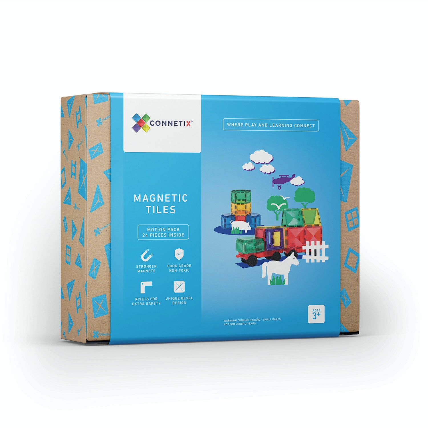 Connetix Tiles Rainbow Motion Pack 24 Piece