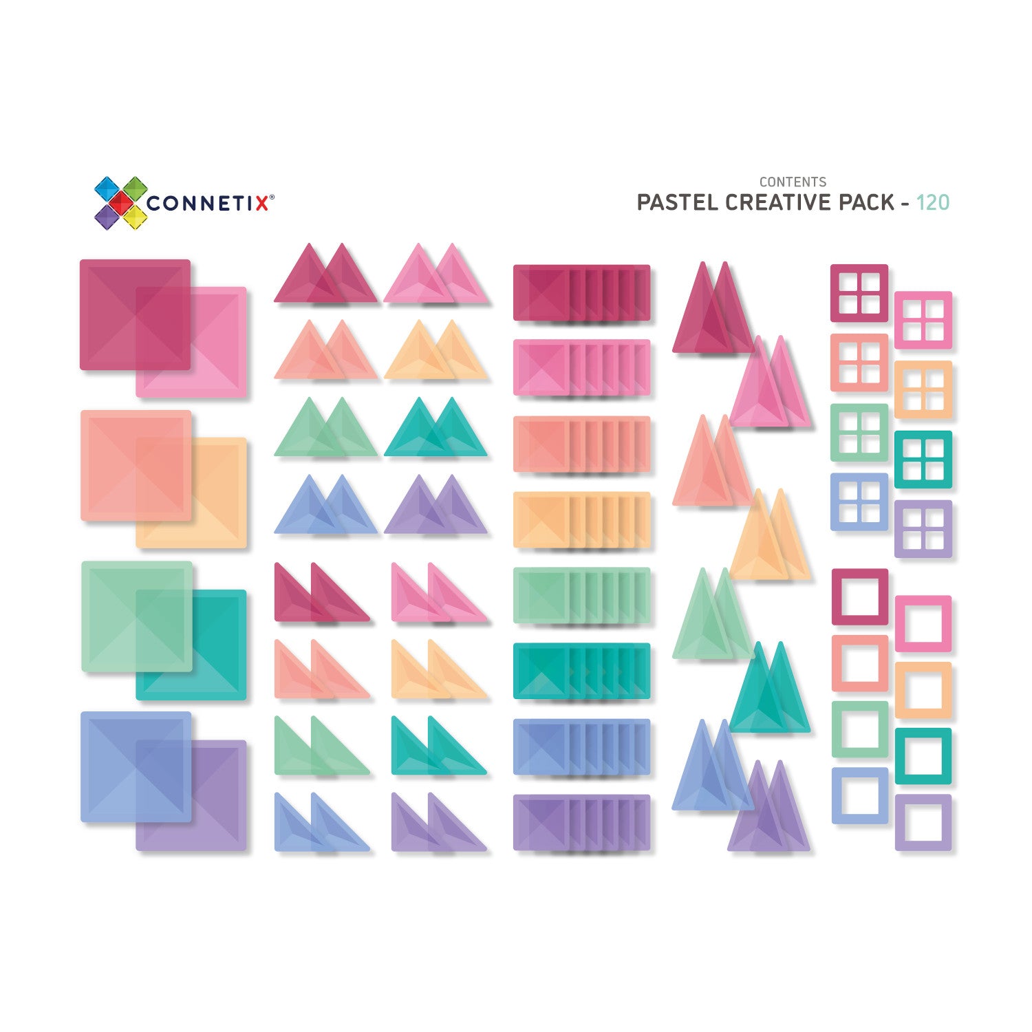 Pastel Creative Pack 120 Pieces