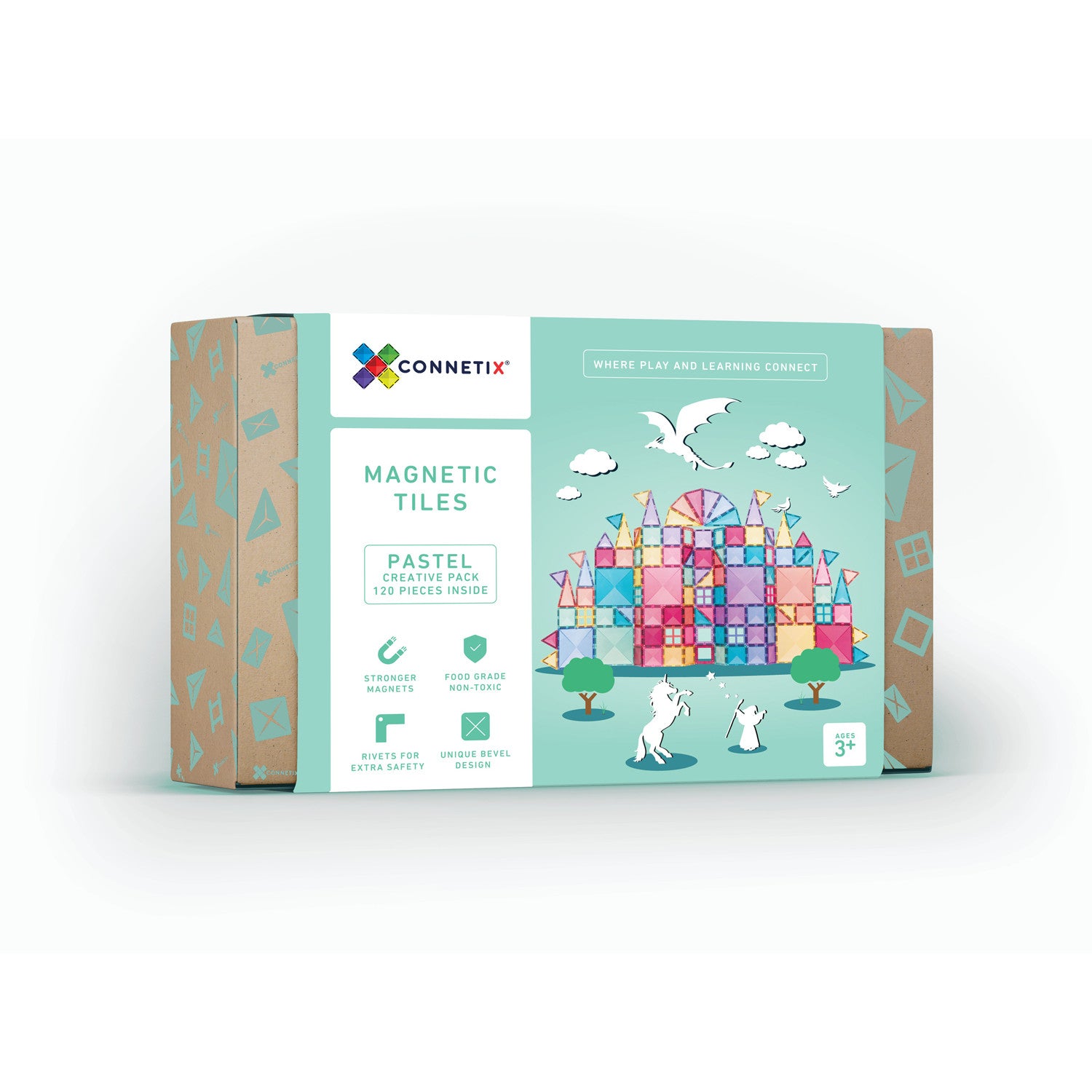 Connetix Tiles Pastel Creative Pack 120 Pieces