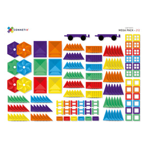Connetix Tiles Rainbow Mega Pack 212 Piece
