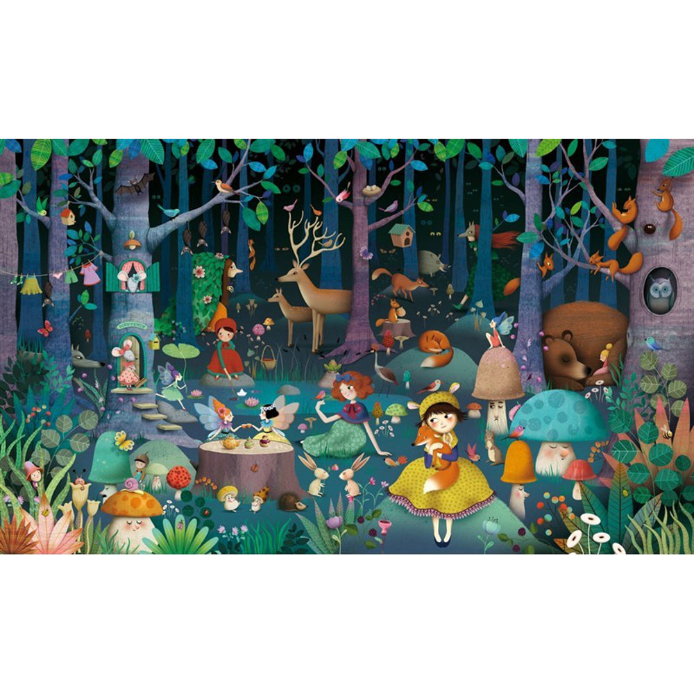 Djeco Puzzle Observation Enchanted Forest 100 piece