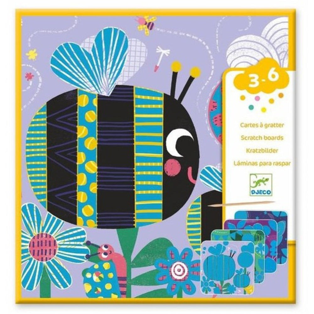 Djeco Scratch Cards -Bugs