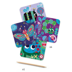 Djeco Scratch Cards -Bugs
