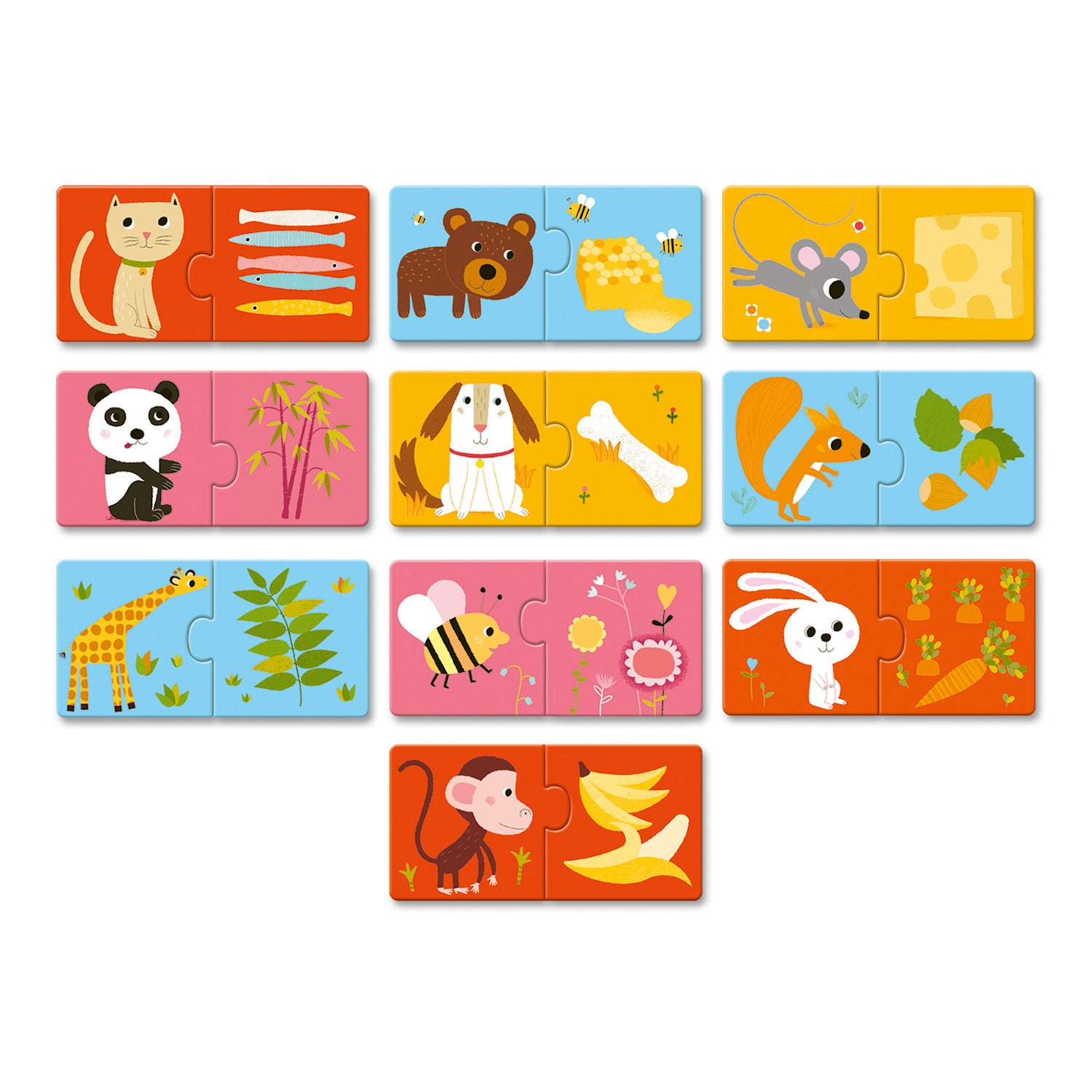 DJECO puzzle duo articulo animals 2 yrs+