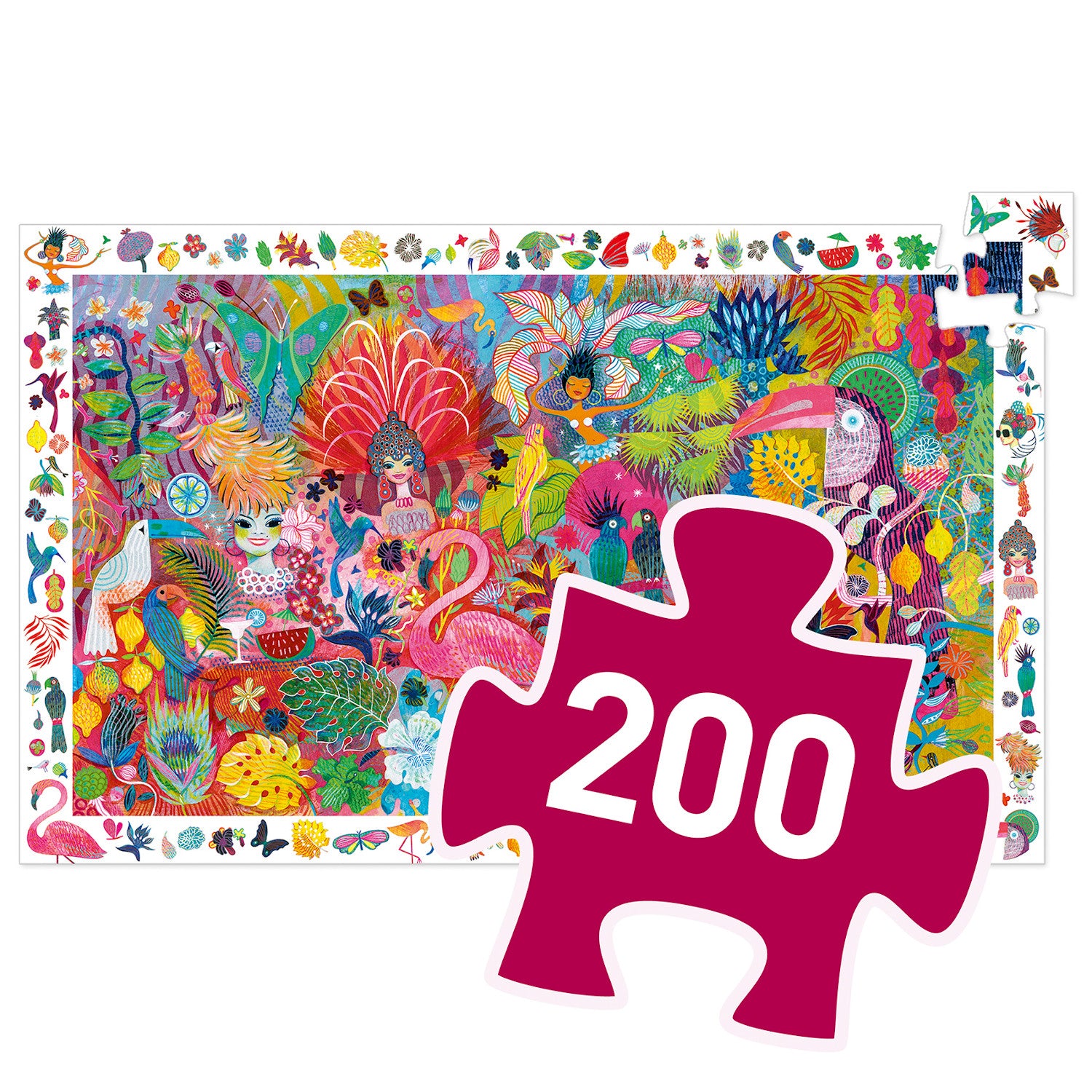 Djeco Puzzle Observation Rio Carnival 200 piece