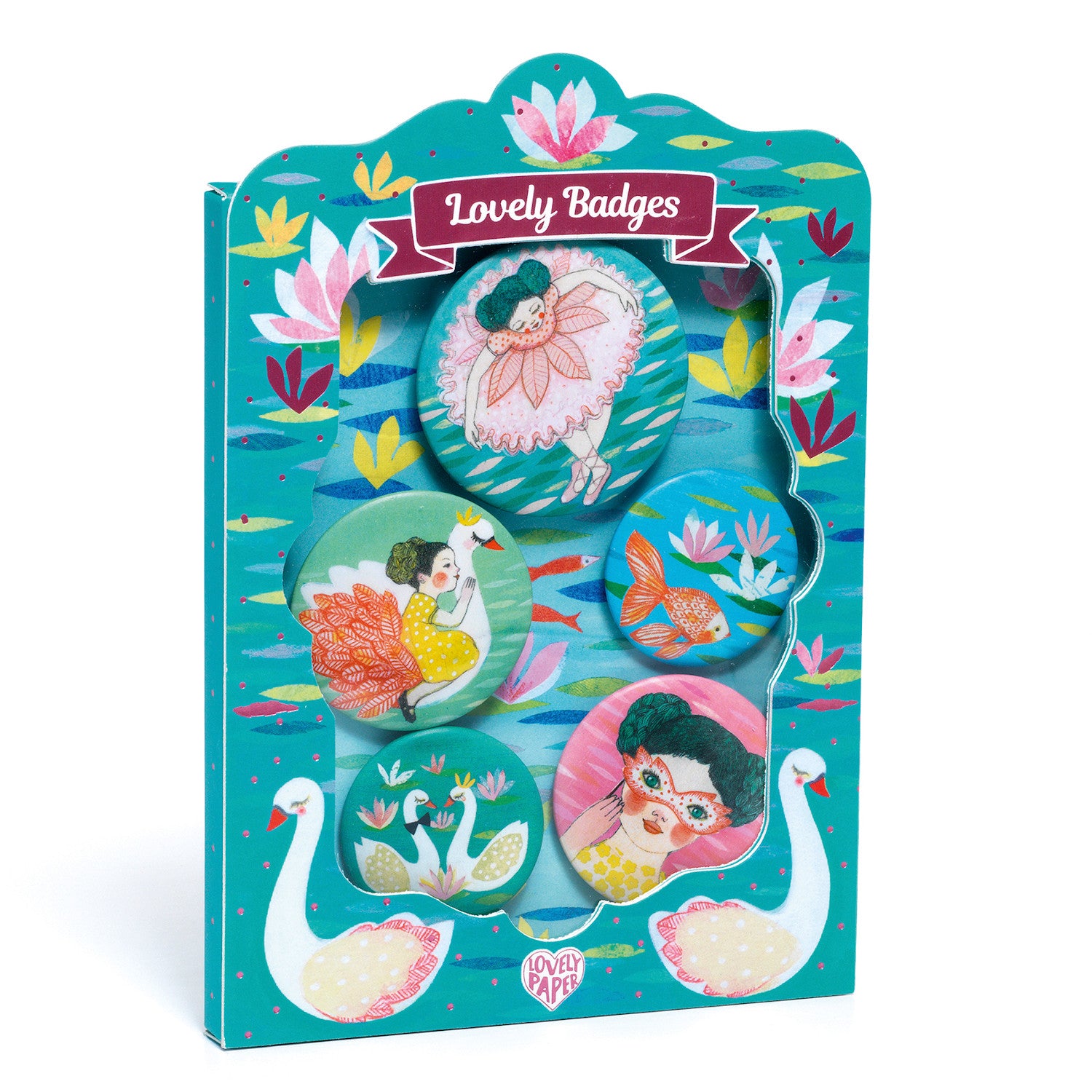 Djeco Lovely Badges Ballerina