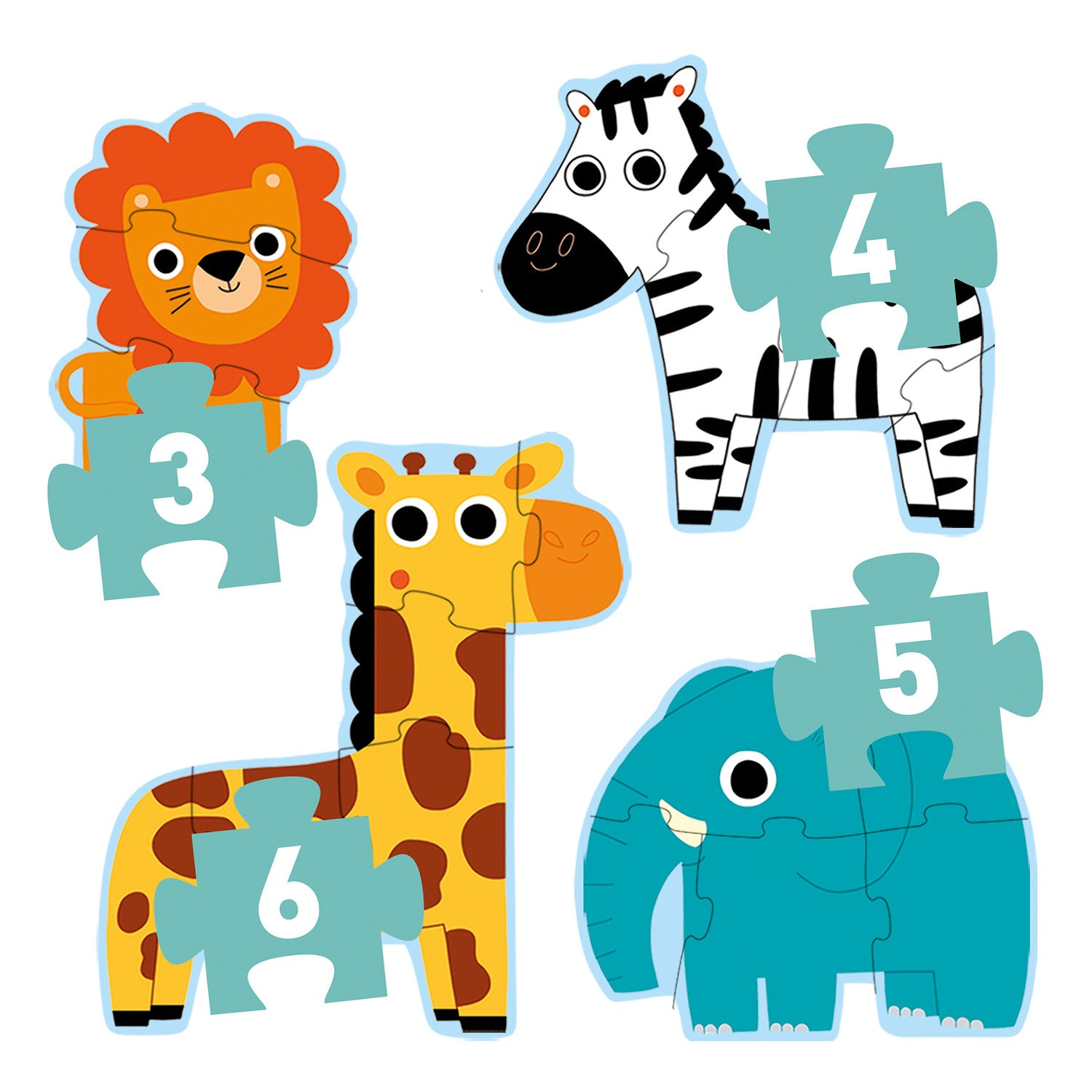 Djeco Puzzle Primo In the Jungle