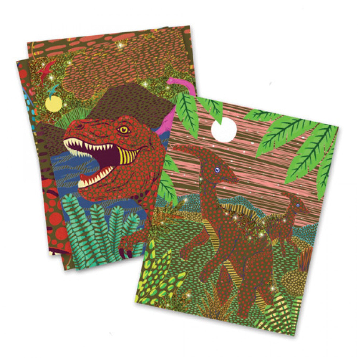 Djeco Scratch Boards -When Dinosaurs Reigned