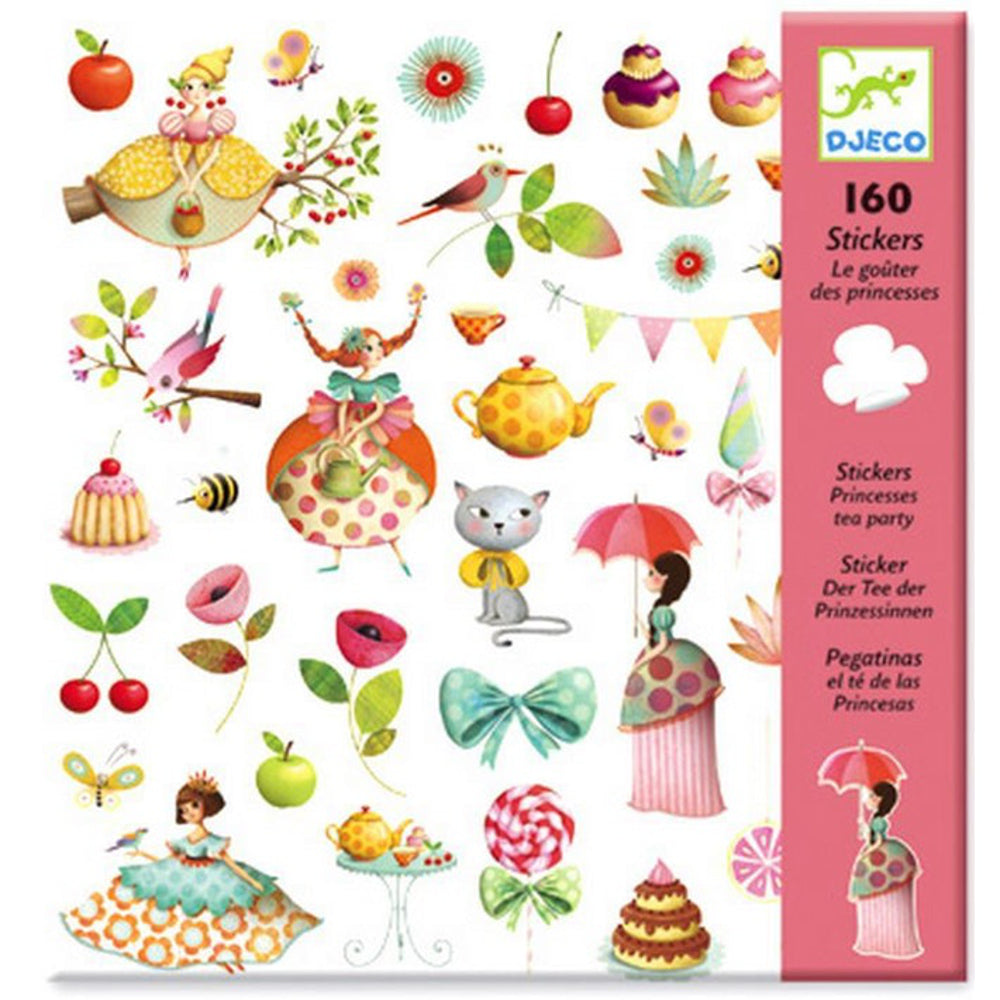 Djeco Stickers - Princess Tea Party