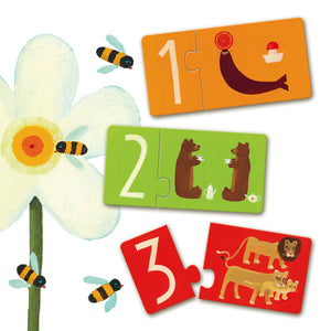 Djeco Puzzle Duo Numbers