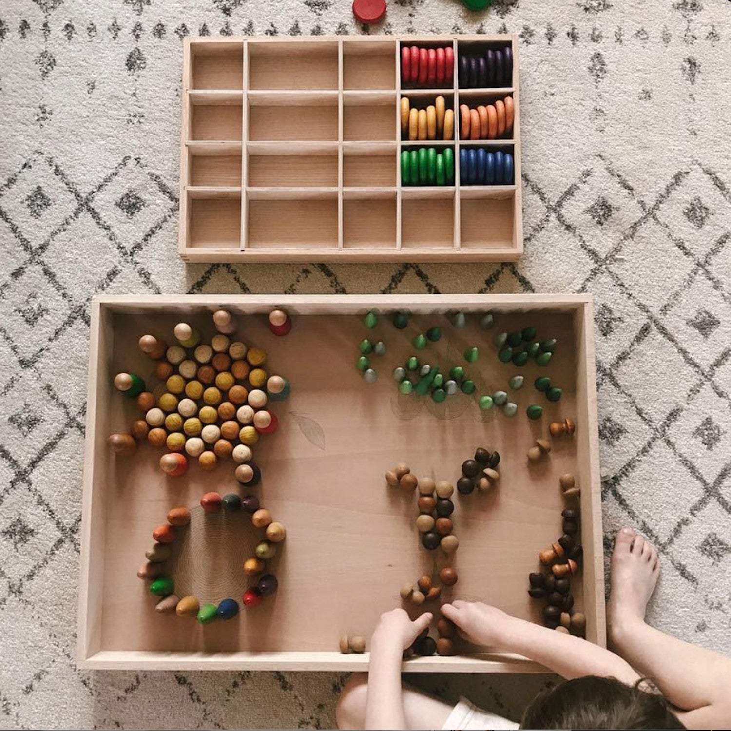 GRAPAT ティンカートレイ (Tinker Tray) Grapat tinker tray for sorting – Dilly Dally Kids
