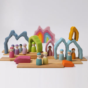 Grimm's Stacking Cave Arch - Pastel Blue