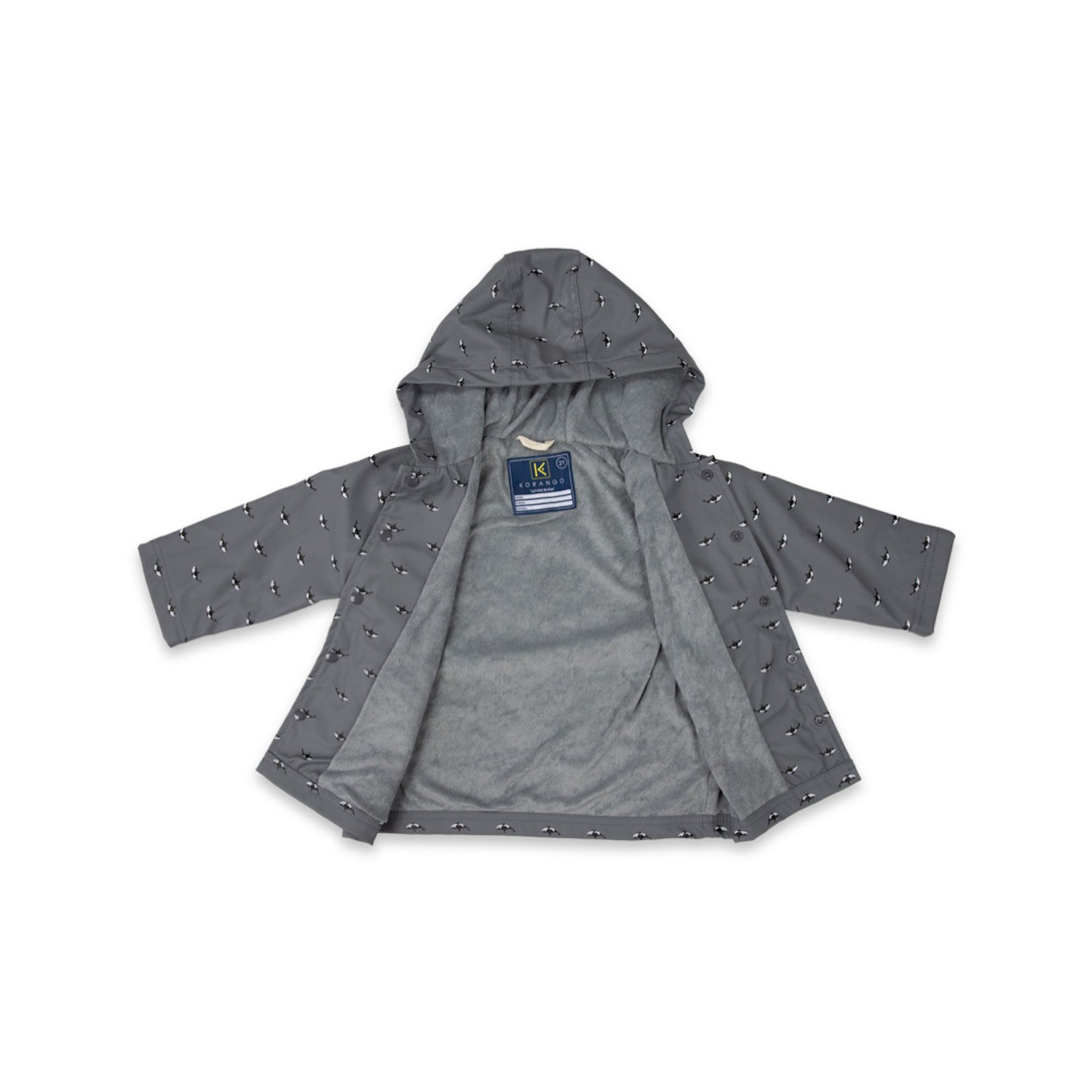 Korango Raincoat Orca Charcoal