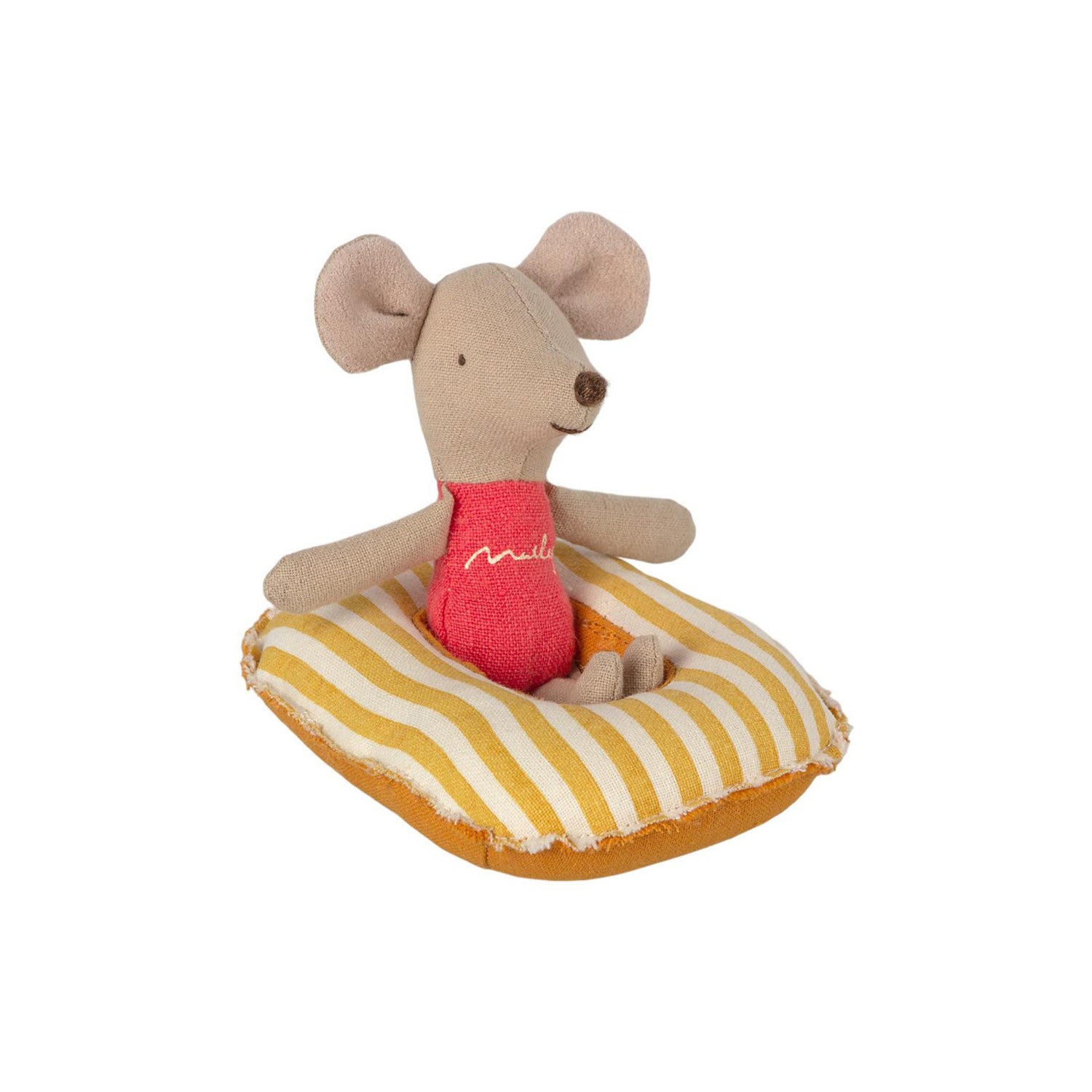 Beach Rubber Boat Small Mouse Yellow Stripe