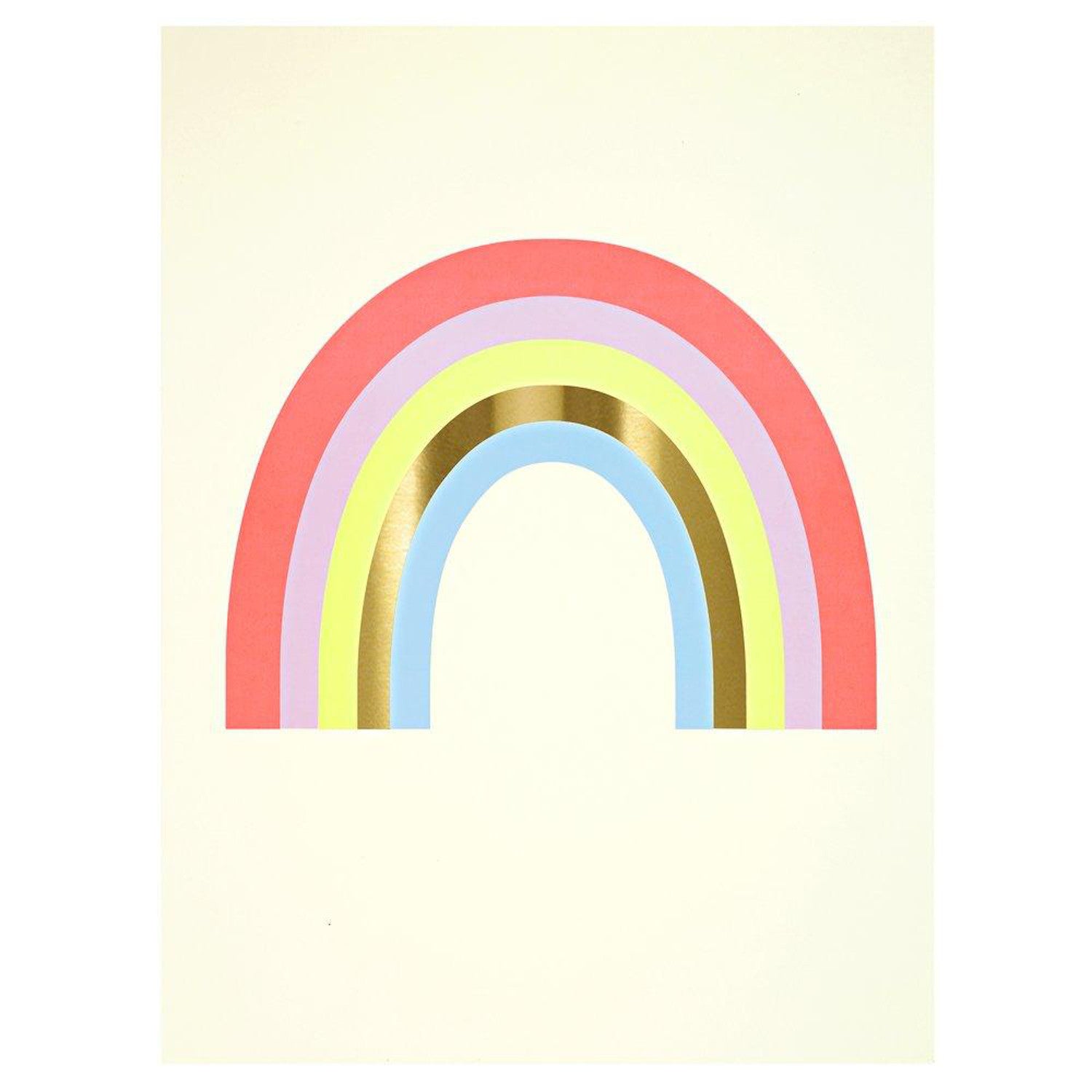 Meri Meri Art Print Rainbow Unicorn