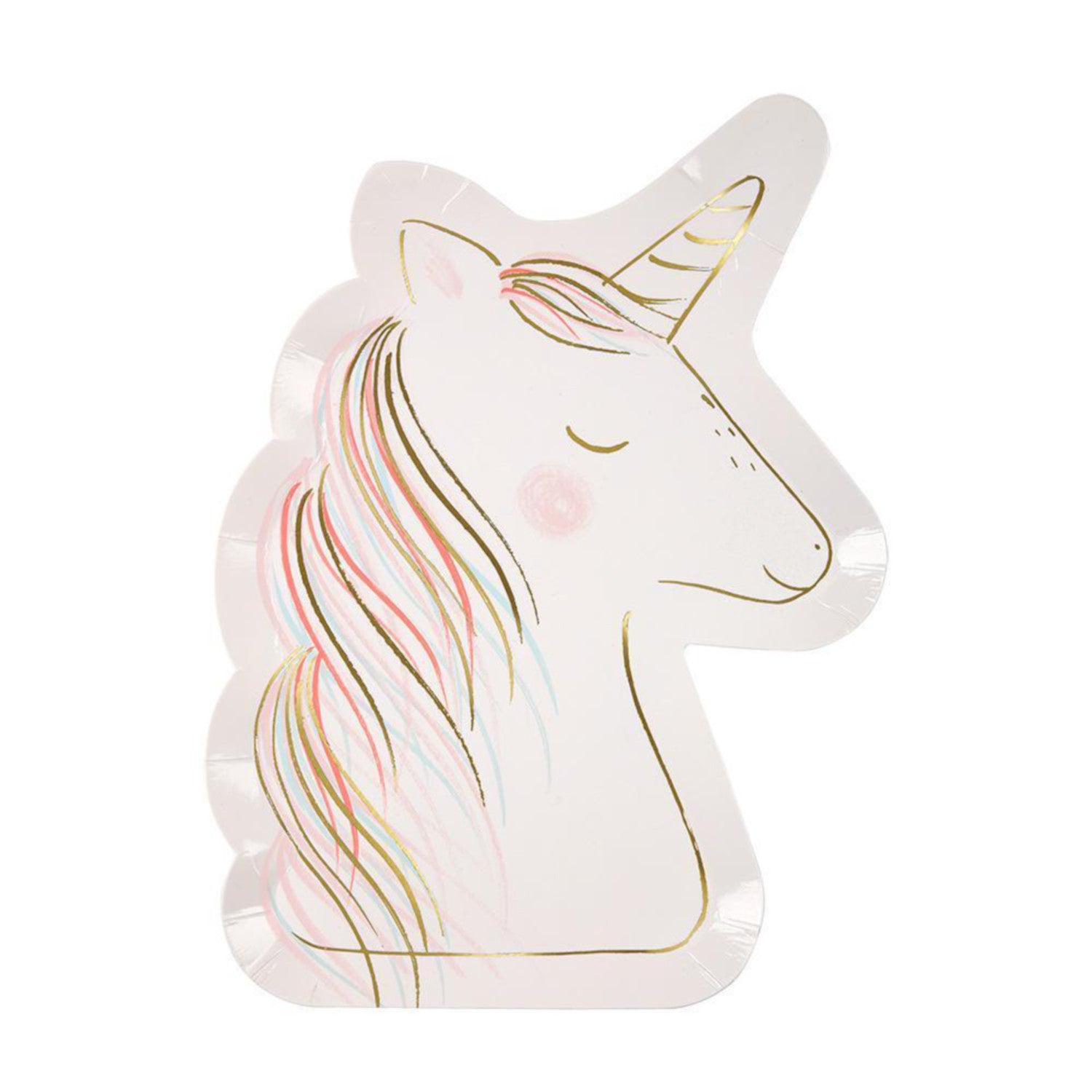 Meri Meri Unicorn Plates - Set of 8