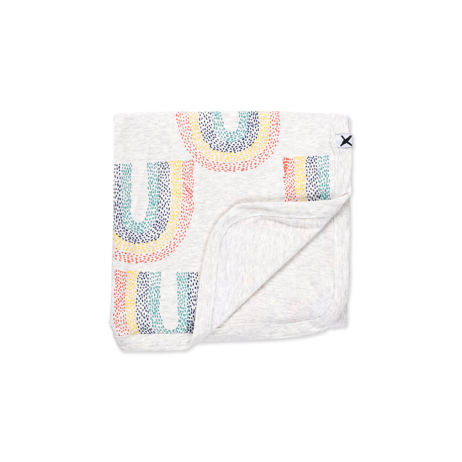 Minti Baby Wrap Rainbow Pop White Marle