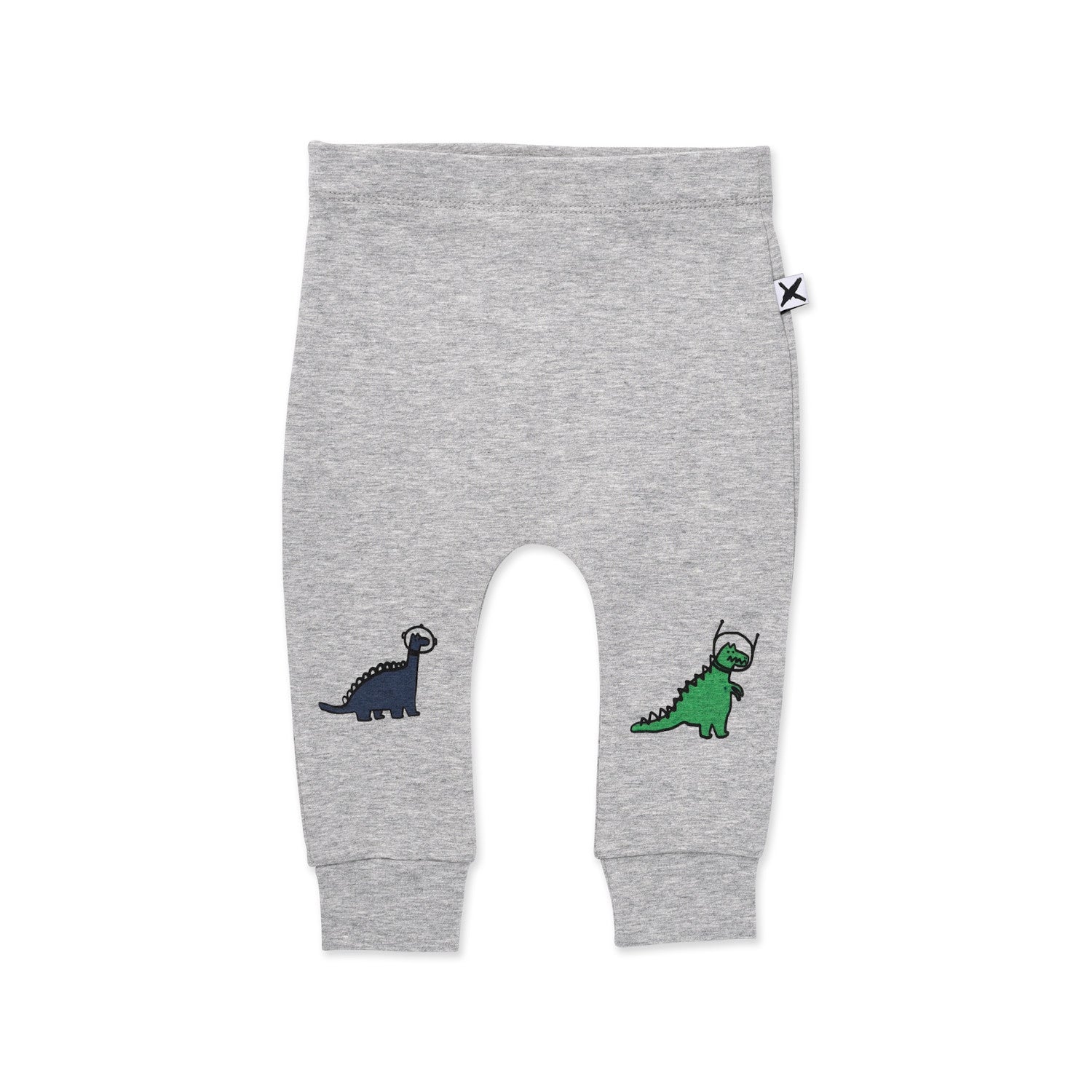 Minti Baby Pant Dino-Nauts Grey Marle