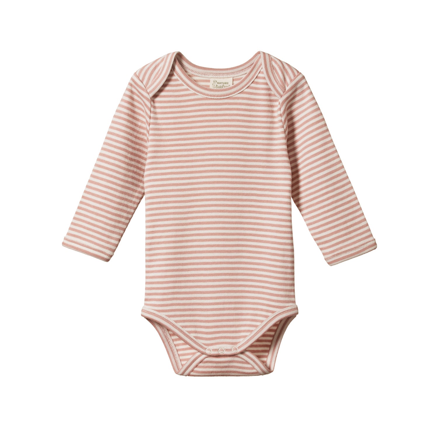 Nature Baby Bodysuit Long Sleeve - Tulip Stripe