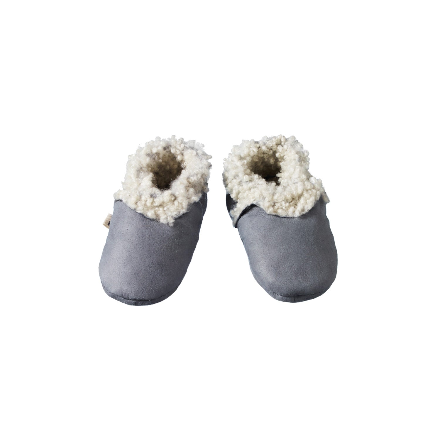 Nature Baby Lambskin Booties - Grey