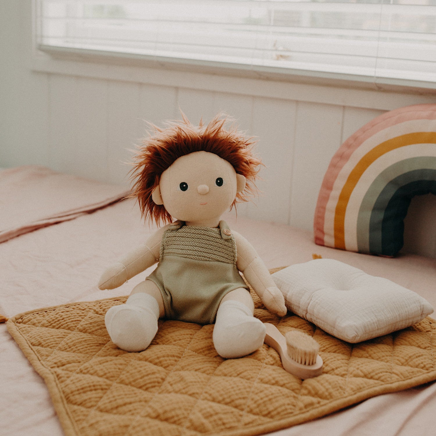 Olli Ella Strolley Bedding Set Mustard