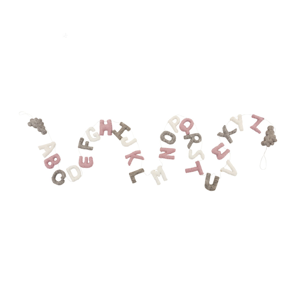Pashom Garland -Alphabet Pink