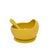 Petite Eats Silicone Bowl & Spoon set -Mustard