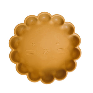 Petite Eats Lion Plate Mustard
