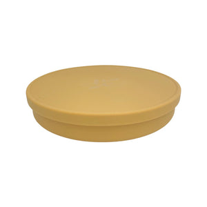 Petite Eats Plate With Lid Mustard